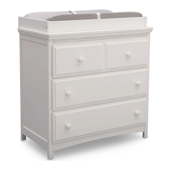 DELTA CHILDREN DRESSER WITH CHANGING TOP INDOOR FURNISHING MANUAL