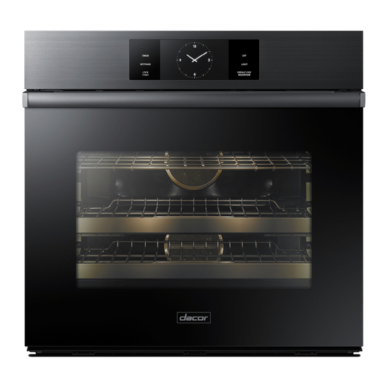 DACOR DOB30M977S SERIES OVEN USER MANUAL ManualsLib