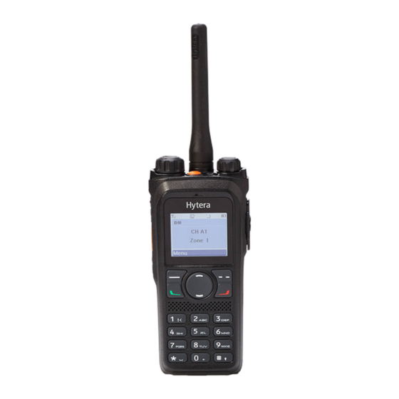 Hytera Pd985i Portable Radio User Manual 