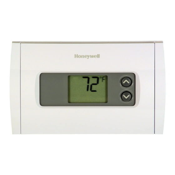 HONEYWELL RTH110B THERMOSTAT INSTALLATION AND USER MANUAL ManualsLib