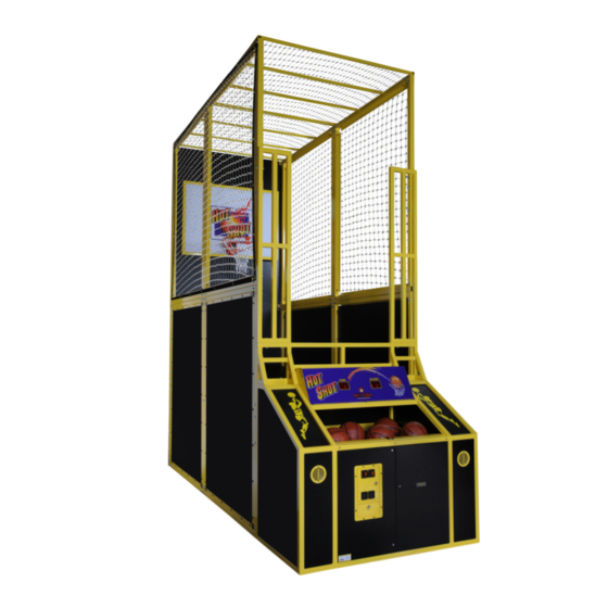 SKEE BALL HOT SHOT ARCADE GAME MACHINE INSTALLATION AND OPERATION