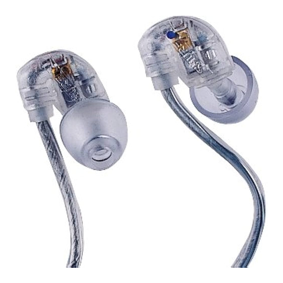 Shure E5C User Manual