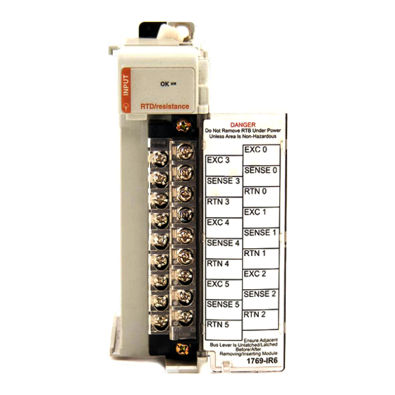 ALLEN-BRADLEY COMPACT 1769-IR6 I/O SYSTEM USER MANUAL | ManualsLib