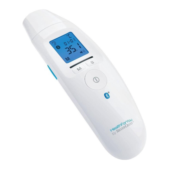ManualsLib SAFETY FOR | AND SILVERCREST SFT76 USE INSTRUCTIONS NOTES HEALTHFORYOU THERMOMETER