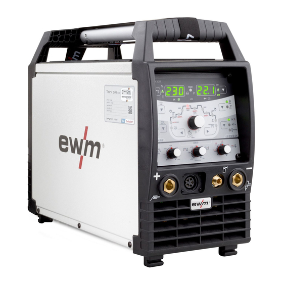 EWM Tetrix 230 AC/DC Comfort 5P TM Operating Instructions Manual