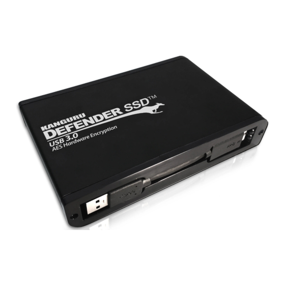 KANGURU DEFENDER HDD QUICK START MANUAL Pdf Download ManualsLib