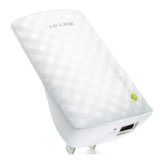 TP-Link RE200 User Manual