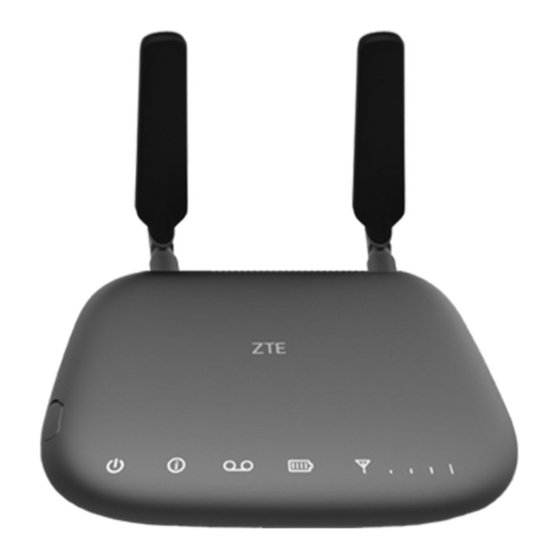 ZTE WF723CA TOUCH TERMINAL USER MANUAL | ManualsLib