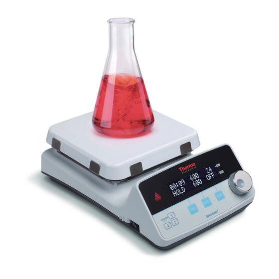 THERMO SCIENTIFIC SUPERNUOVA+ HP88857190 COOKTOP OPERATION MANUAL