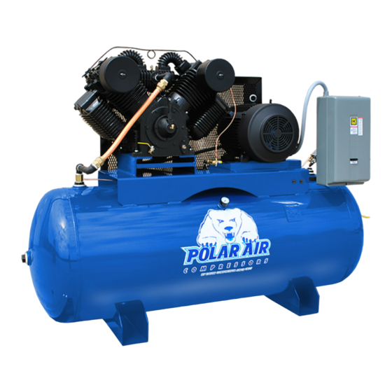 POLAR AIR PP05H080I1 AIR COMPRESSOR OPERATING INSTRUCTIONS MANUAL