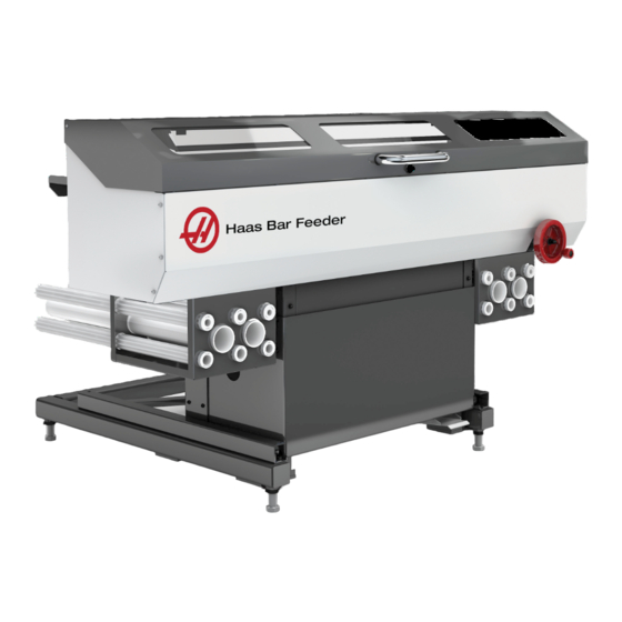 HAAS BAR FEEDER OPERATOR'S MANUAL Pdf Download ManualsLib