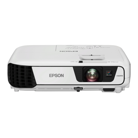 EPSON EBX31 PROJECTOR BASIC USER'S MANUAL ManualsLib