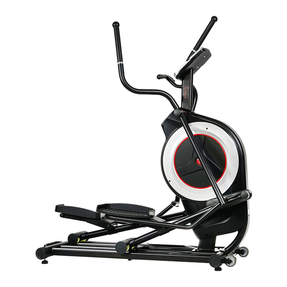 SUNNY HEALTH & FITNESS SF-E3875 ELLIPTICAL TRAINER USER MANUAL | ManualsLib