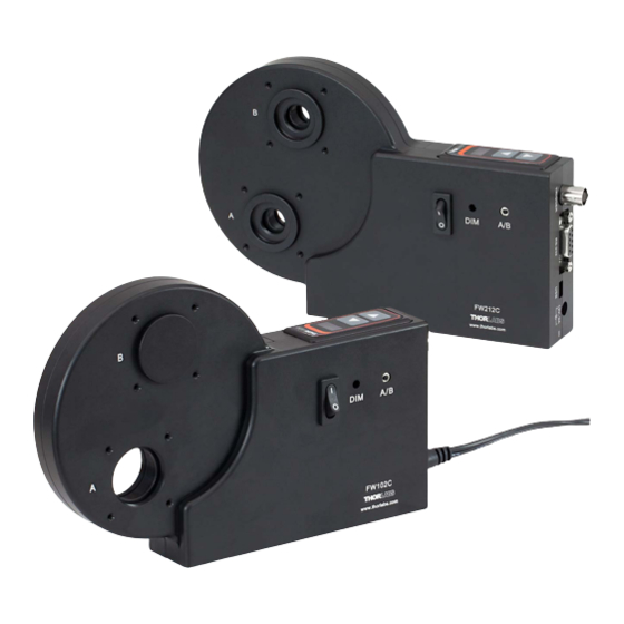 THORLABS FW102C TOOL USER MANUAL ManualsLib