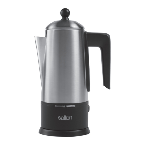 SALTON CU1777 COFFEE MAKER INSTRUCTION BOOKLET ManualsLib