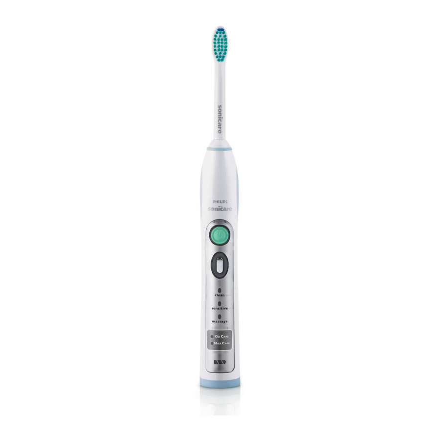 PHILIPS SONICARE FLEXCARE+ 900+ SERIES ELECTRIC TOOTHBRUSH USER MANUAL