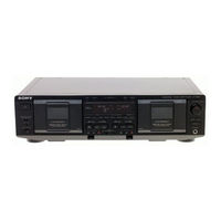 Sony TC-WE835S Operating Instructions Manual