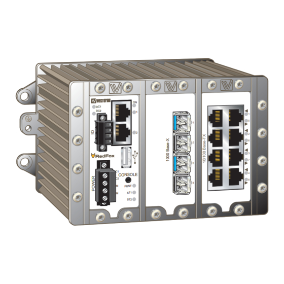Westermo RedFox Series User Manual