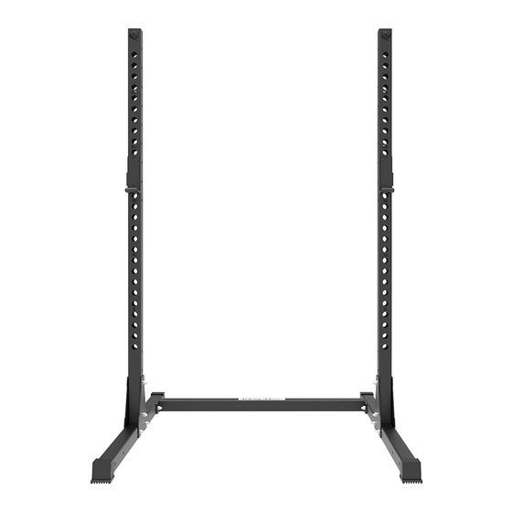 KingsBox Mighty Squat Rack SX-10 Quick Start Manual