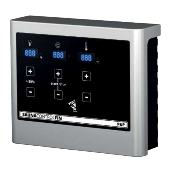 Karibu Sauna Control FIN Manuals