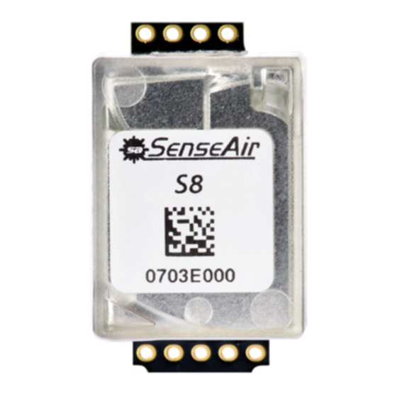 SenseAir S8 Handling Manual