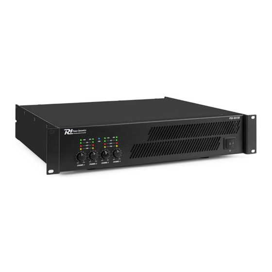 Power Dynamics PDA-B Series Instruction Manual