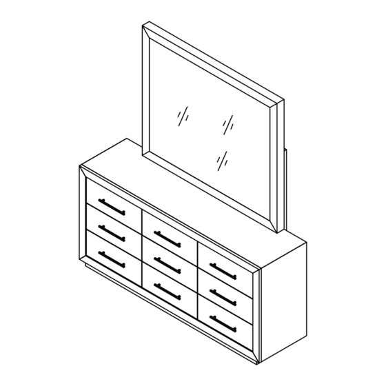 Modus Furniture MELBOURNE 8D6483 Assembly Instructions