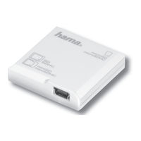 Hama SD All in One Card Reader Operating Instructions Manual