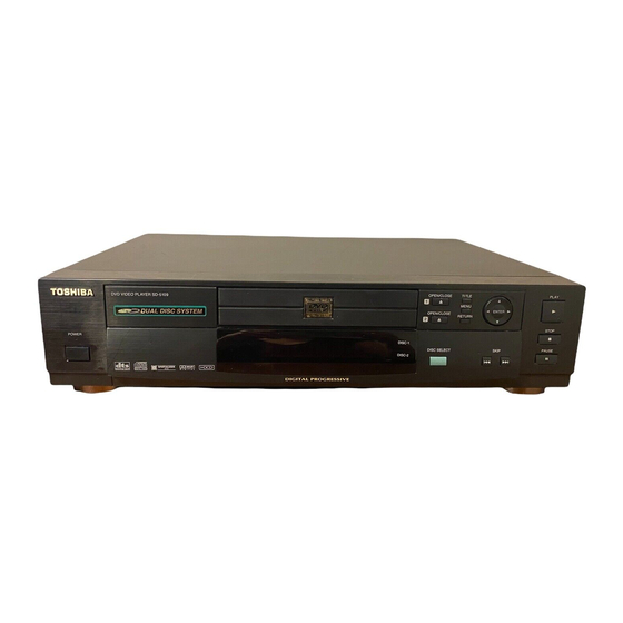 Toshiba SD-5109 Owner's Manual