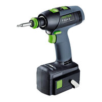 Festool T 12+3 Original Operating Manual