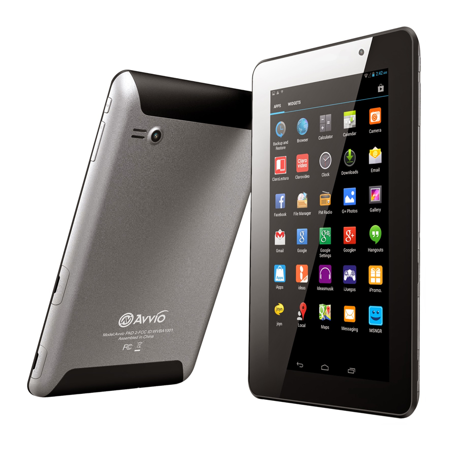 Avvio PAD 2 Manuals