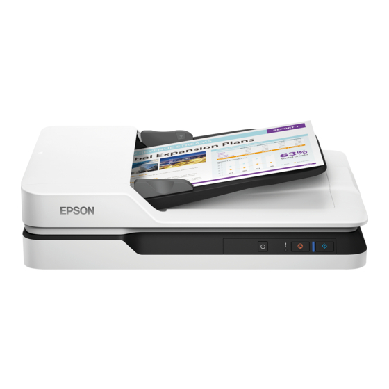 Epson DS-1630 Setup Manual