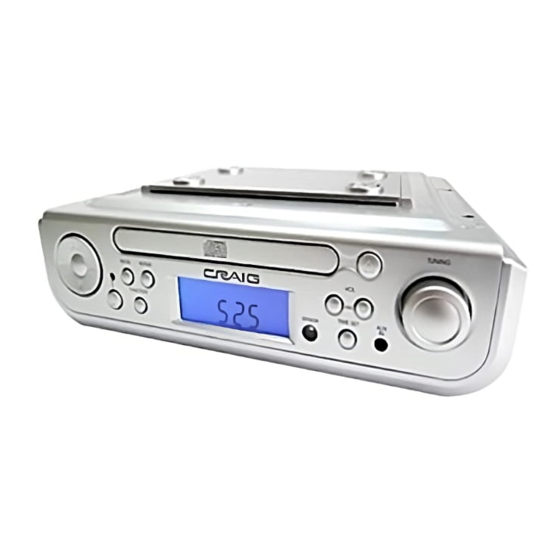 CRAIG CKR1307 CD PLAYER OWNER'S MANUAL ManualsLib