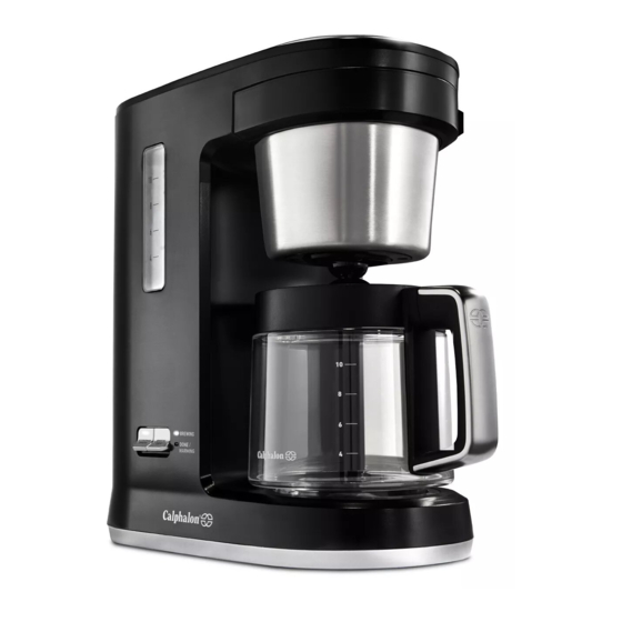 CALPHALON BVCLDCG3 COFFEE MAKER INSTRUCTION MANUAL | ManualsLib