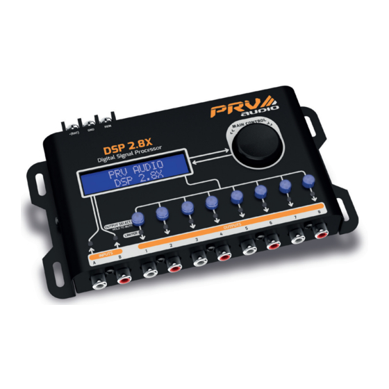 PRV AUDIO DSP 2.8X SIGNAL PROCESSOR USER MANUAL ManualsLib