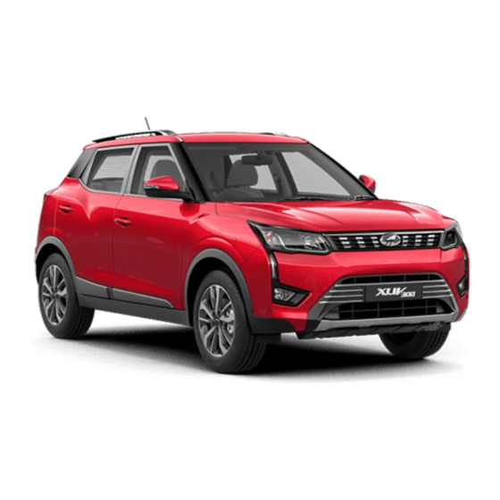 MAHINDRA XUV300 W4 AUTOMOBILE OWNER'S MANUAL ManualsLib