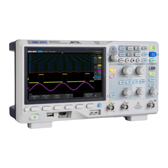 Siglent Sds1104x-e Manual