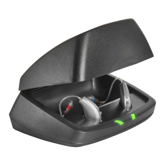 STARKEY ROCKER SWITCH RECHARGEABLE RIC HEARING AID OPERATION MANUAL