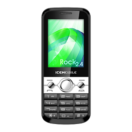 ICEMOBILE ROCK2.4 CELL PHONE MANUAL | ManualsLib