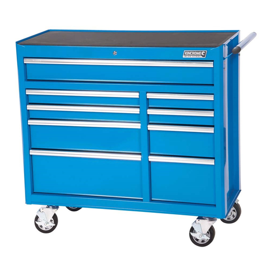 KINCROME BLUE STEEL K7849 TOOL STORAGE OPERATION MANUAL | ManualsLib