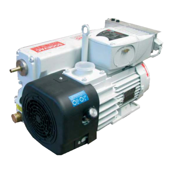 LEYBOLD VACUUM SOGEVAC SV65 BI FC WATER PUMP OPERATING INSTRUCTIONS