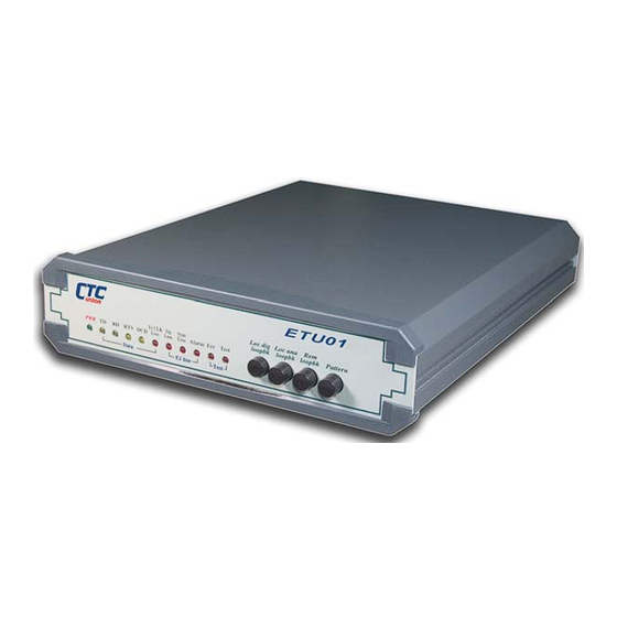 CTC Union ETU01 User Manual