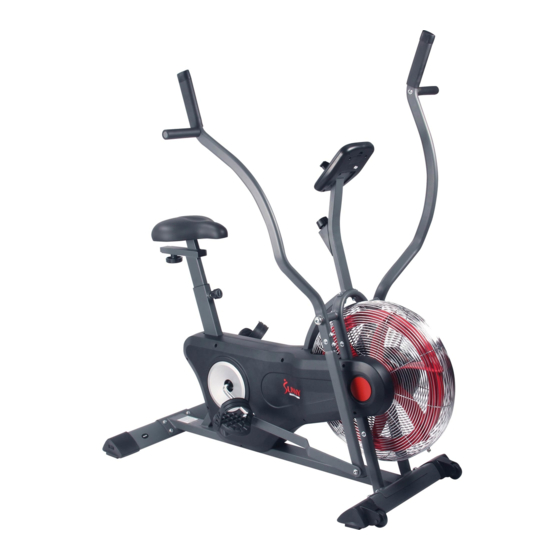 SUNNY HEALTH & FITNESS SF-B2640 EXERCISE BIKE USER MANUAL | ManualsLib