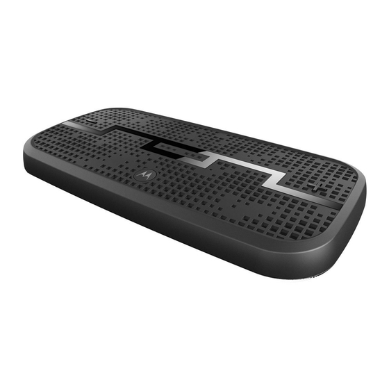 motorola deck bluetooth speaker manual