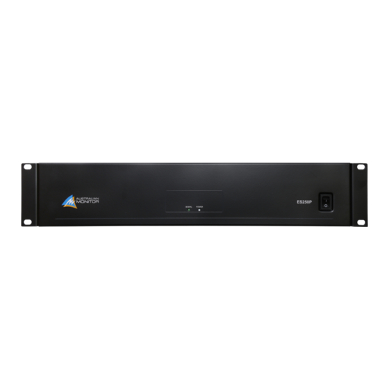 AUSTRALIAN MONITOR ESP Series Installation And Operation Manual