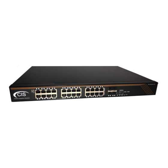 CIS CRS328-24P User Manual