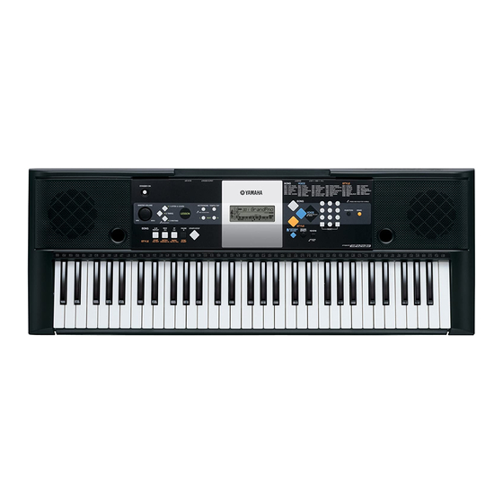 Yamaha PSR-E223 YPT-220 Owner's Manual