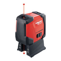 Hilti PM 2-P Operating Instructions Manual