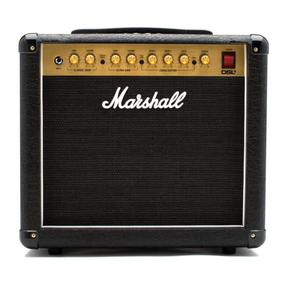 Marshall Amplification MG15FX Owner's Manual