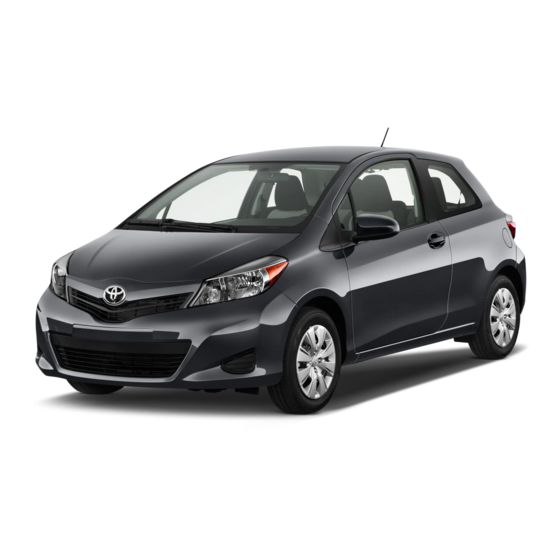 Toyota 2014 Yaris Manual